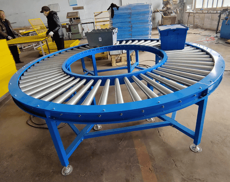 濰坊客戶車間用20米動(dòng)力輥筒輸送機(jī)輸送分揀項(xiàng)目